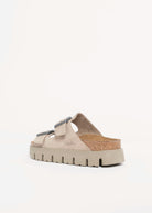 swatch_Taupe Suede birkenstock papillio arizona platform sandal