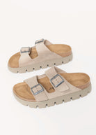 swatch_Taupe Suede birkenstock papillio arizona platform sandal