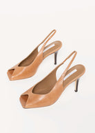 swatch_Tan Leather tony bianco peggy peep toe heel