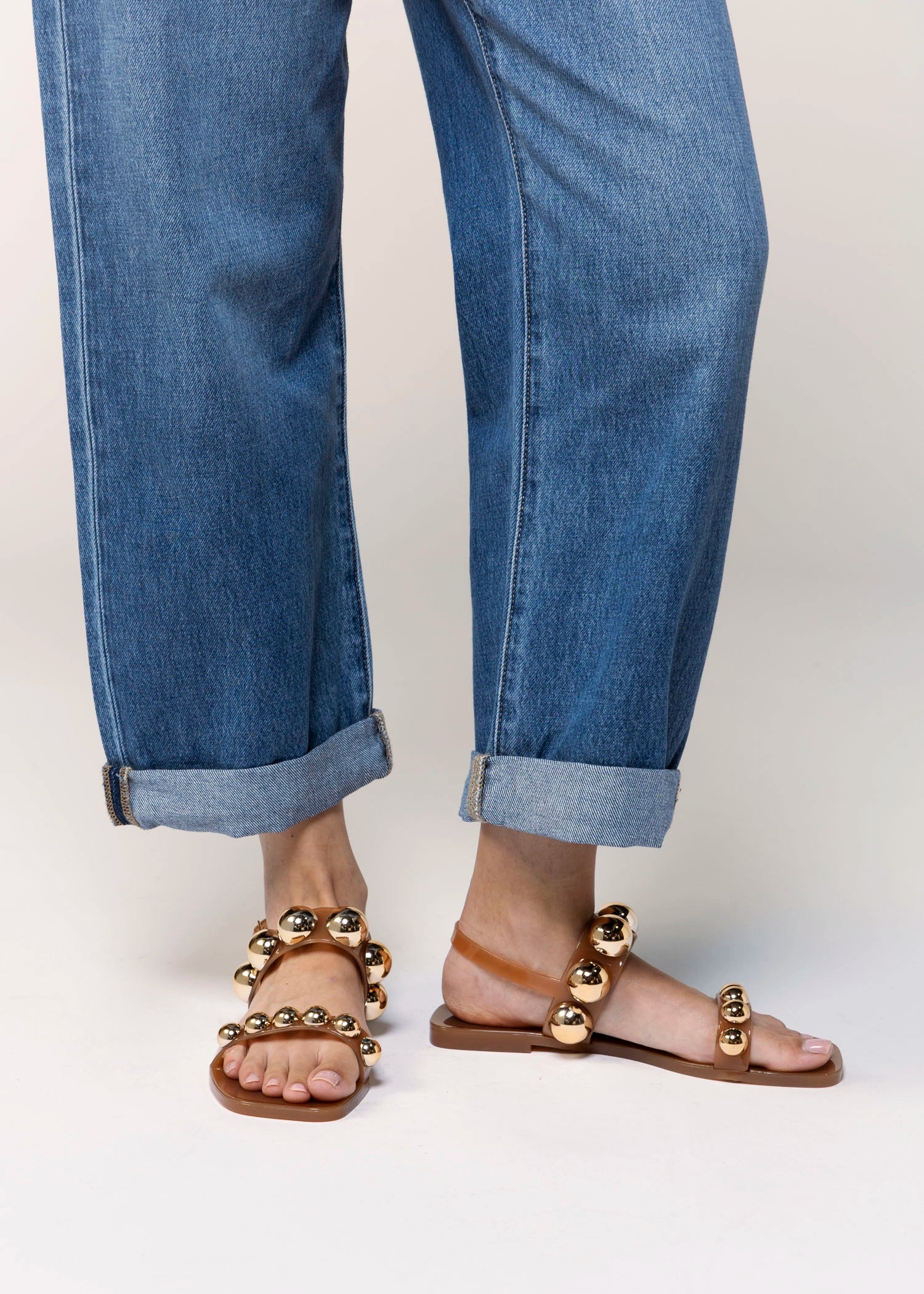 swatch_Caramel/Gold jeffrey campbell gumdrop jelly sandal