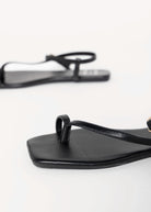swatch_Black eve strappy flat sandal