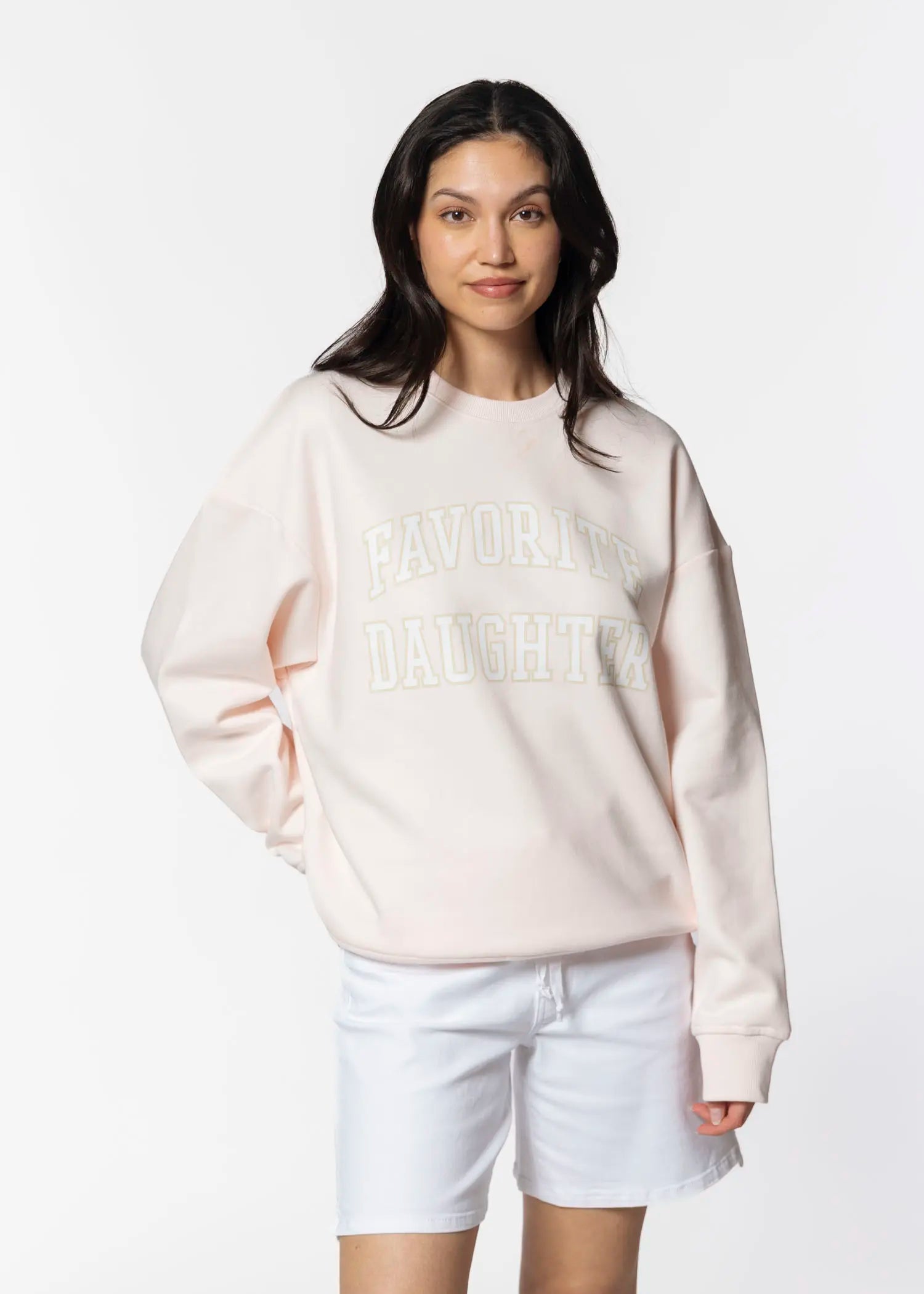 swatch_rose/snow collegiate sweatshirt apparel