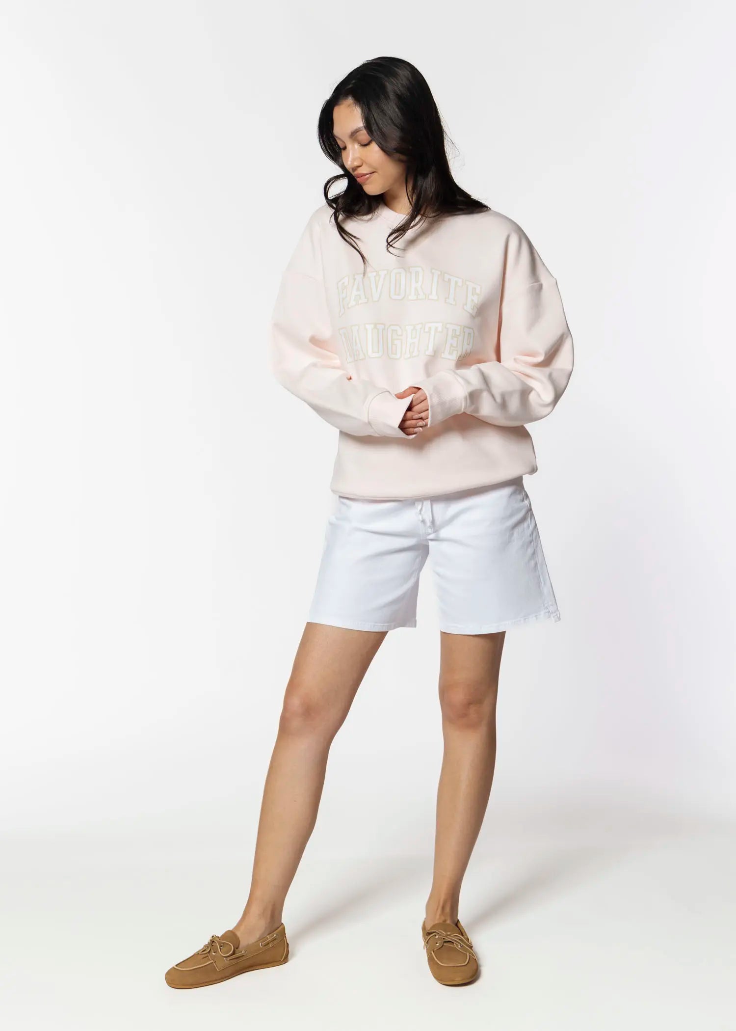 swatch_rose/snow collegiate sweatshirt apparel