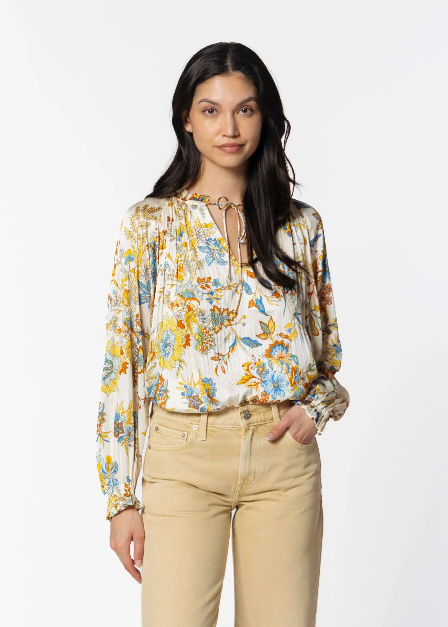 swatch_multi printed blouse apparel