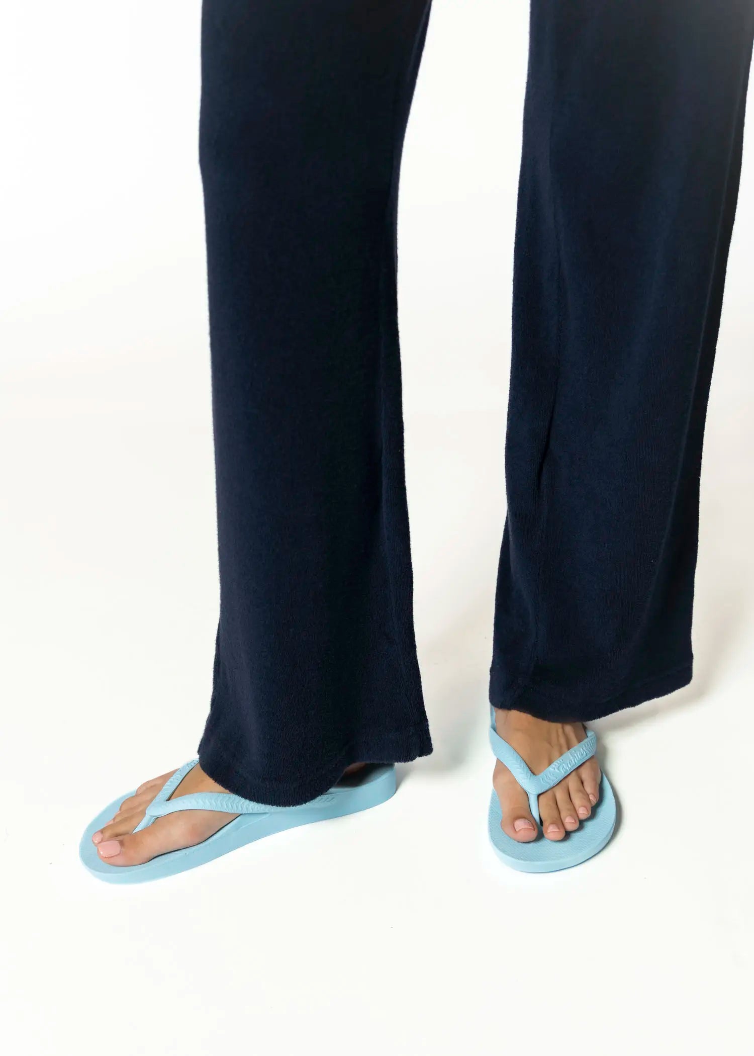 swatch_light blue arch support flip flop flat sandals