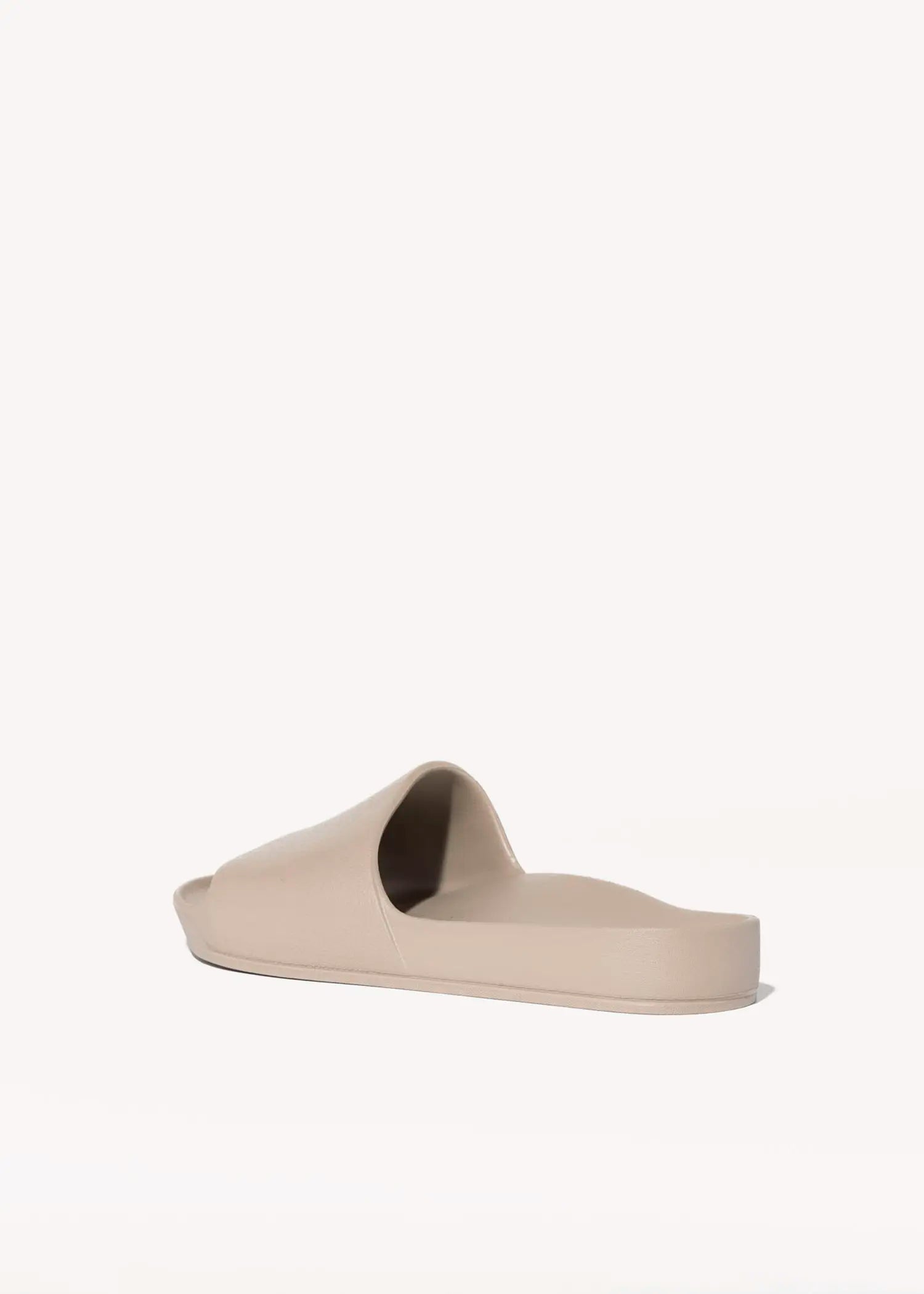 swatch_taupe arch support slides flat sandals