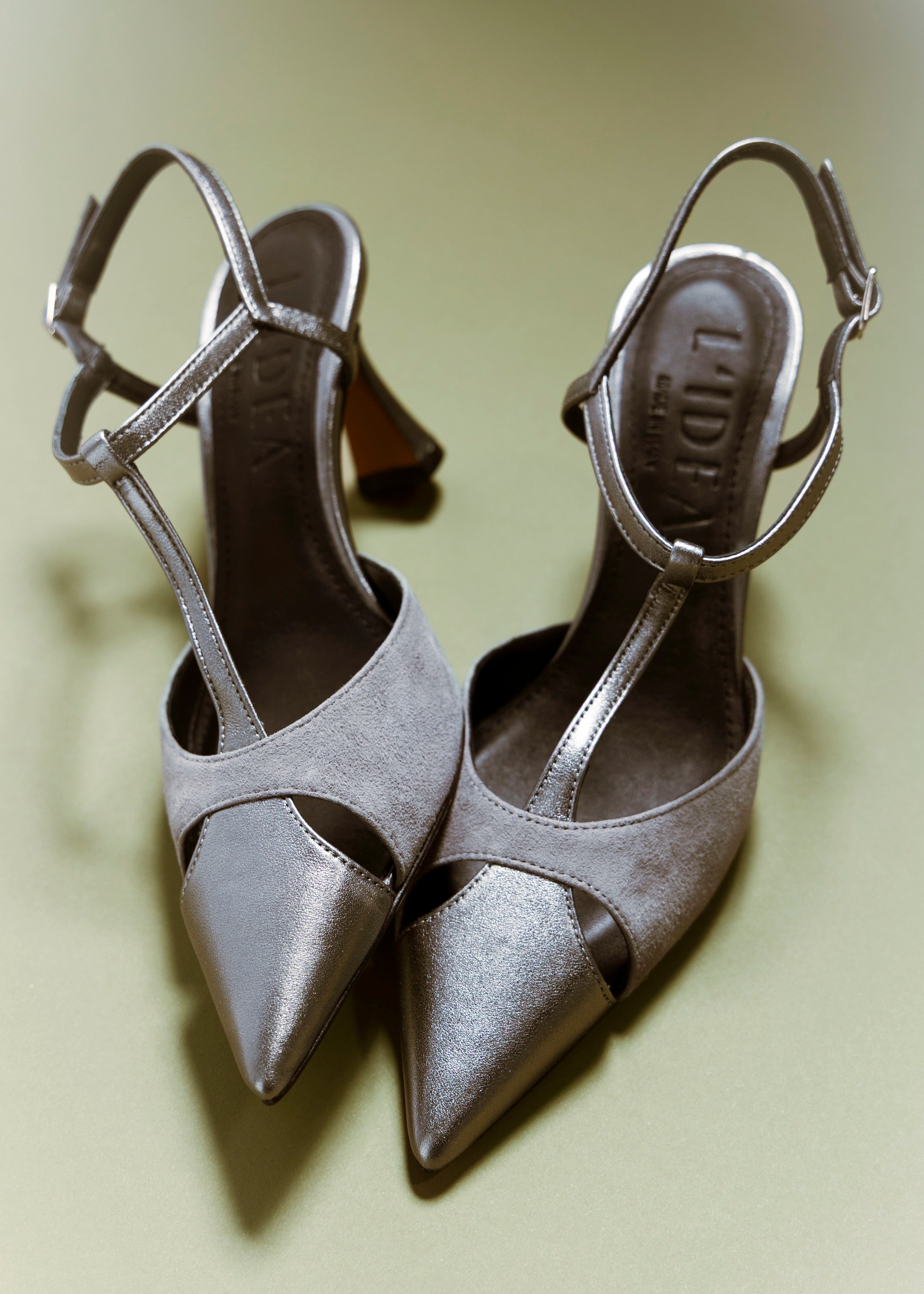 swatch_Grey/Steel l'idea pia leather pump