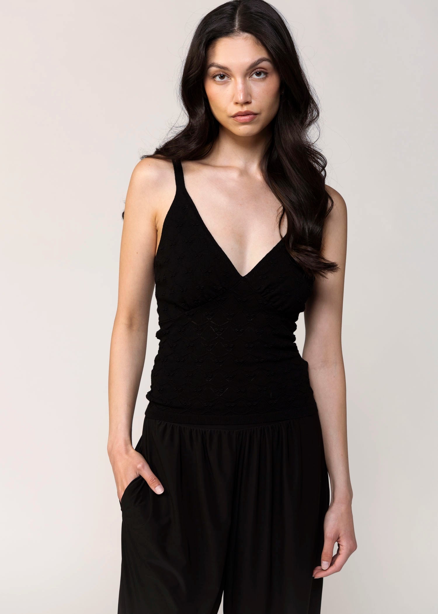 swatch_Black heartloom maxwell knit tank