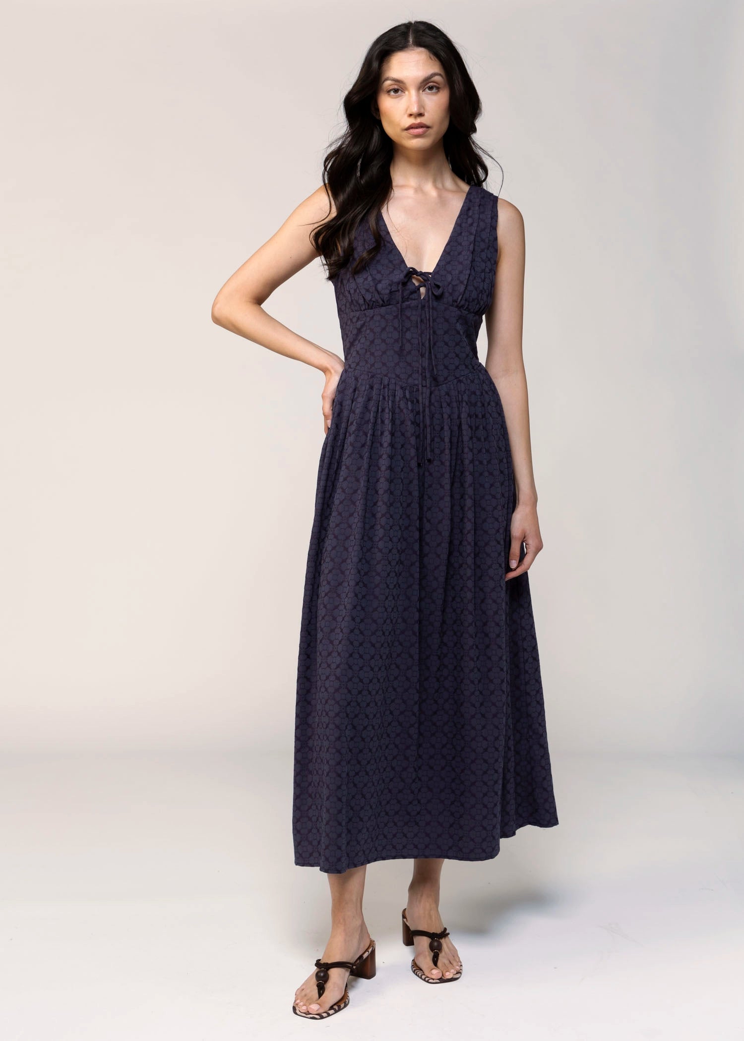 swatch_Navy heartloom stasia dress