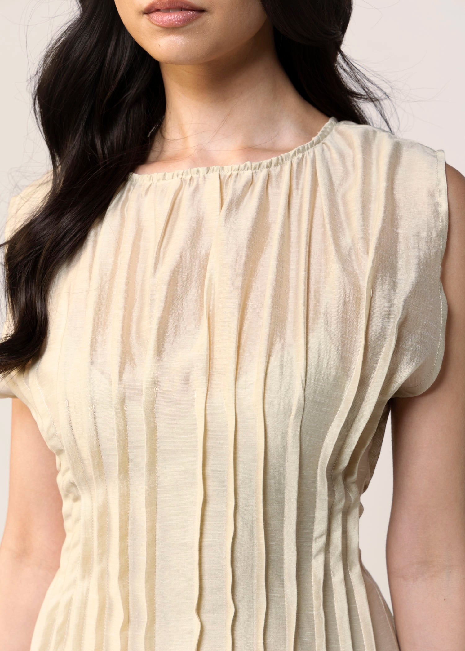 swatch_Taupe linen midi dress