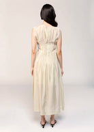 swatch_Taupe linen midi dress