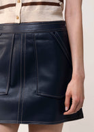 swatch_Navy central park west rusty mini skirt
