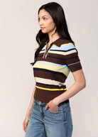 swatch_Brown Stripe central park west marlon polo