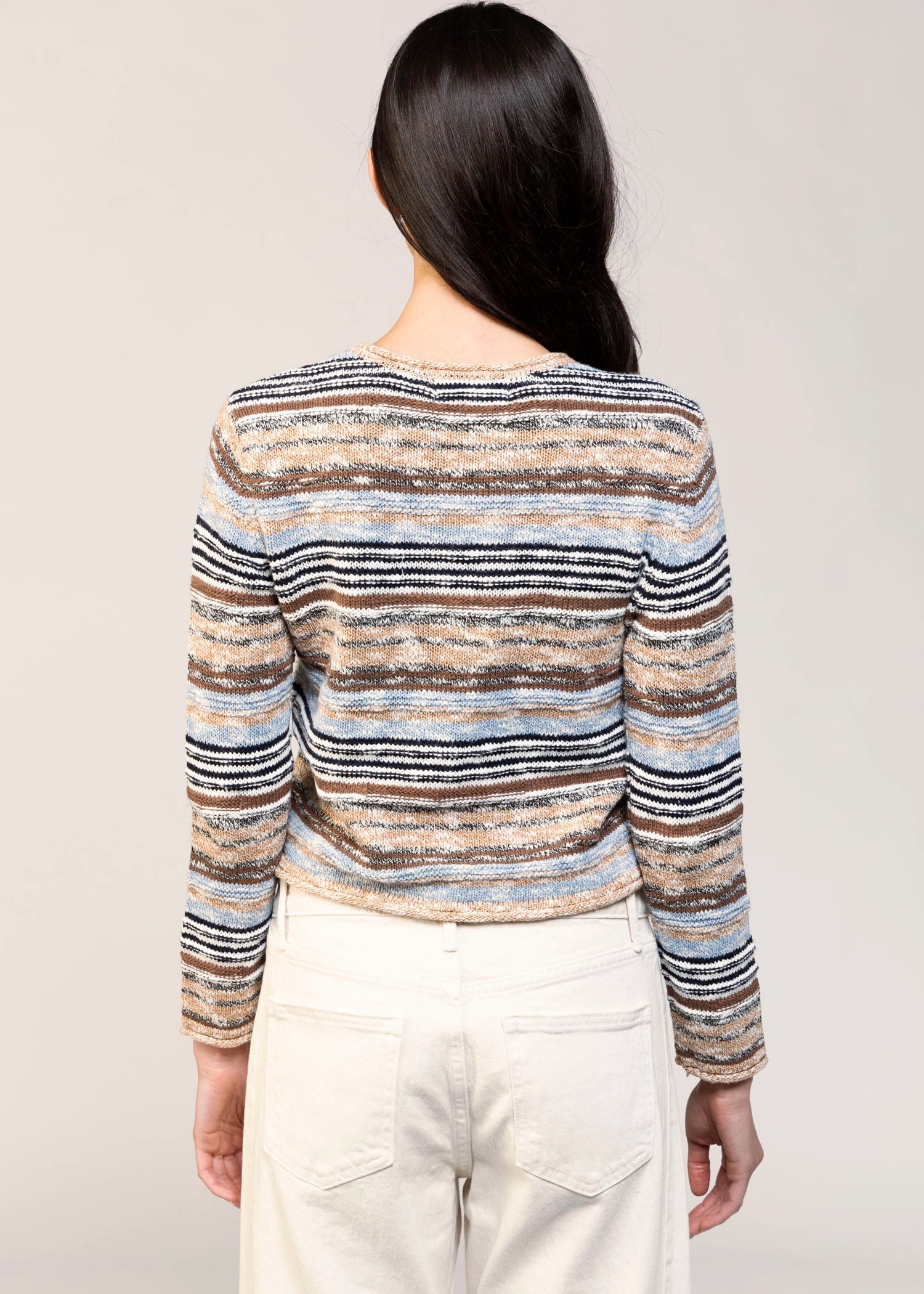 swatch_Brown/Blue central park west marlon cardigan