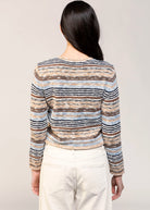 swatch_Brown/Blue central park west marlon cardigan
