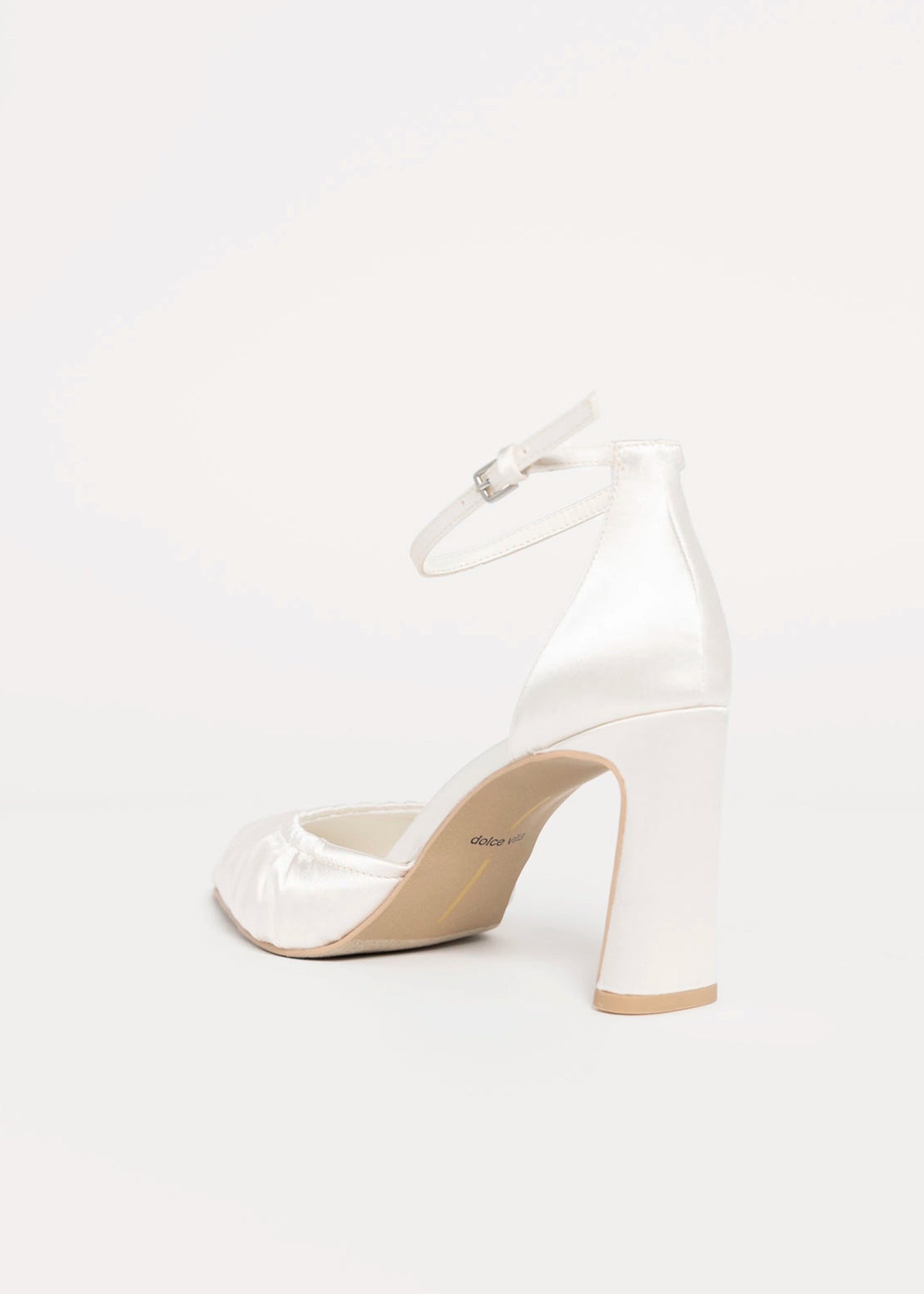 swatch_Ivory Satin dolce vita kylo rushed satin pump