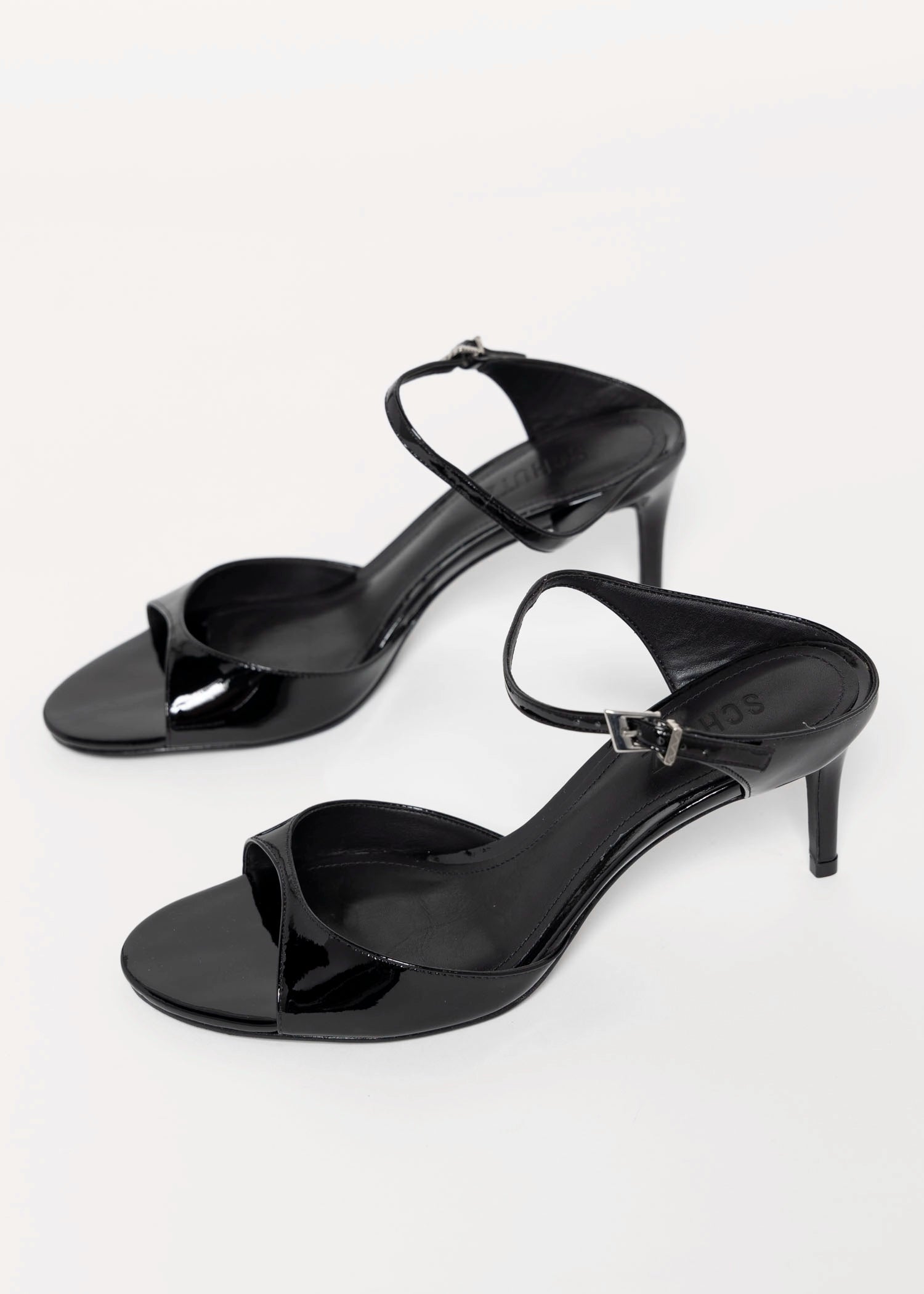 swatch_Black Patent schutz lyra-mid heeled sandal