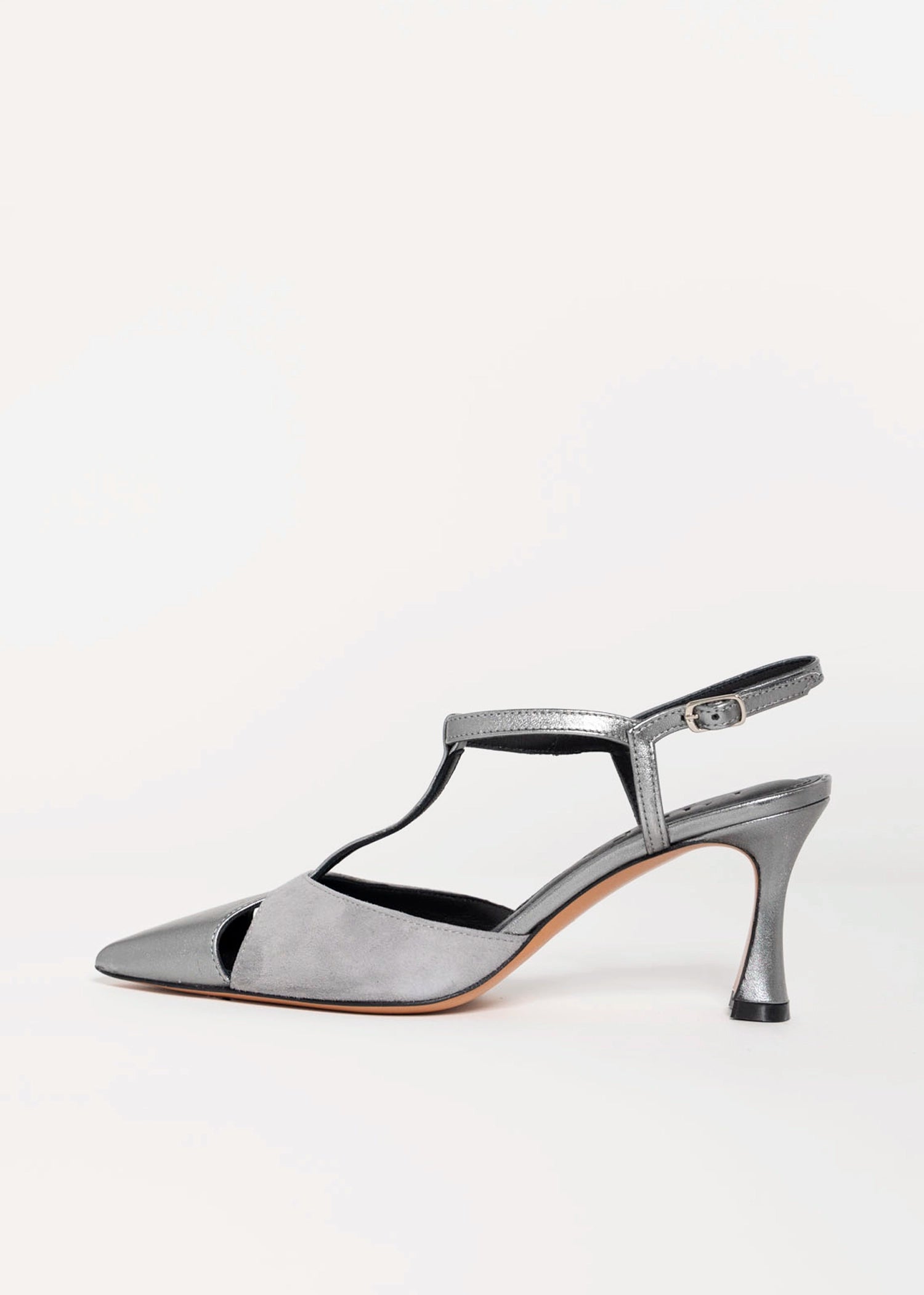swatch_Grey/Steel l'idea pia leather pump