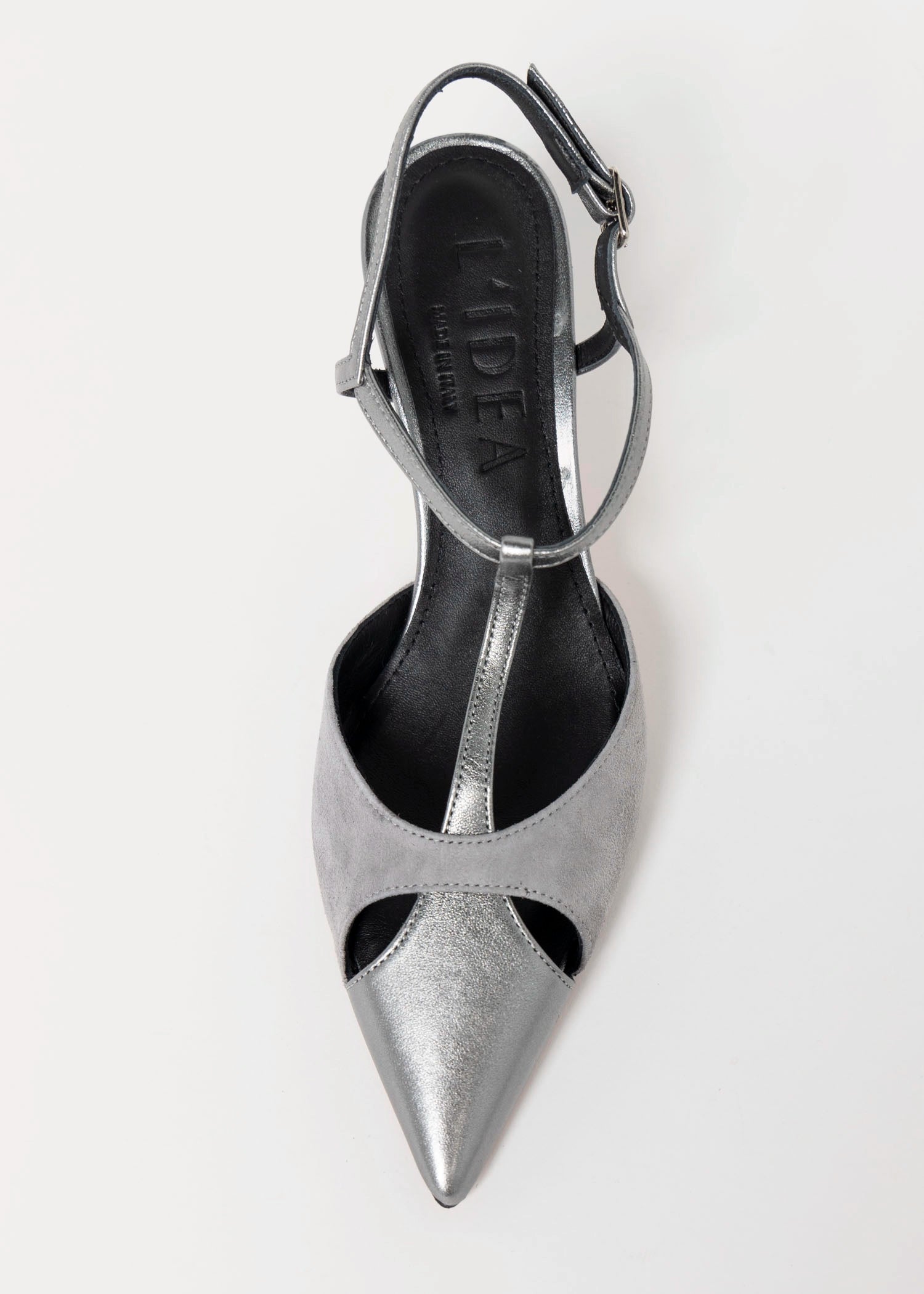 swatch_Grey/Steel l'idea pia leather pump