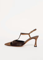 swatch_Brown/Bronze l'idea pia leather pump