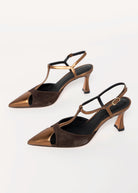 swatch_Brown/Bronze l'idea pia leather pump