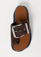 swatch_Chocolate 4ccccees mellow glow platform sandal