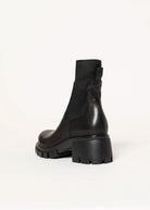 swatch_Black Leather lug sole chelsea boot