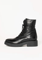 swatch_Black Leather combat boot