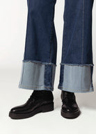 swatch_Black Leather combat boot