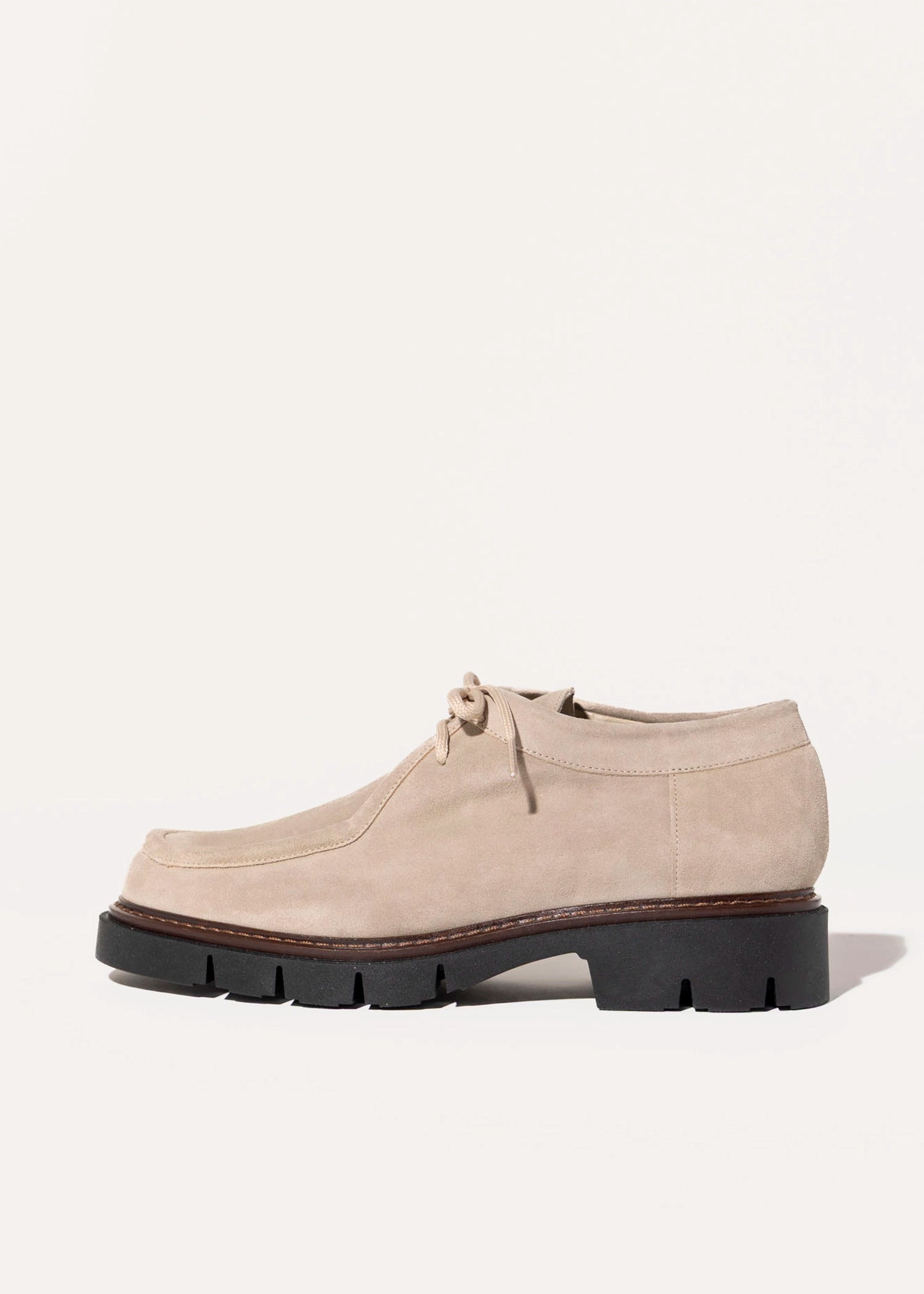 swatch_Taupe Suede wallabe loafer