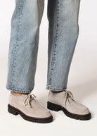 swatch_Taupe Suede wallabe loafer