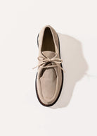 swatch_Taupe Suede wallabe loafer