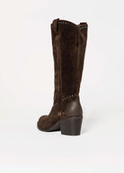 swatch_Chocolate Suede tall western boot