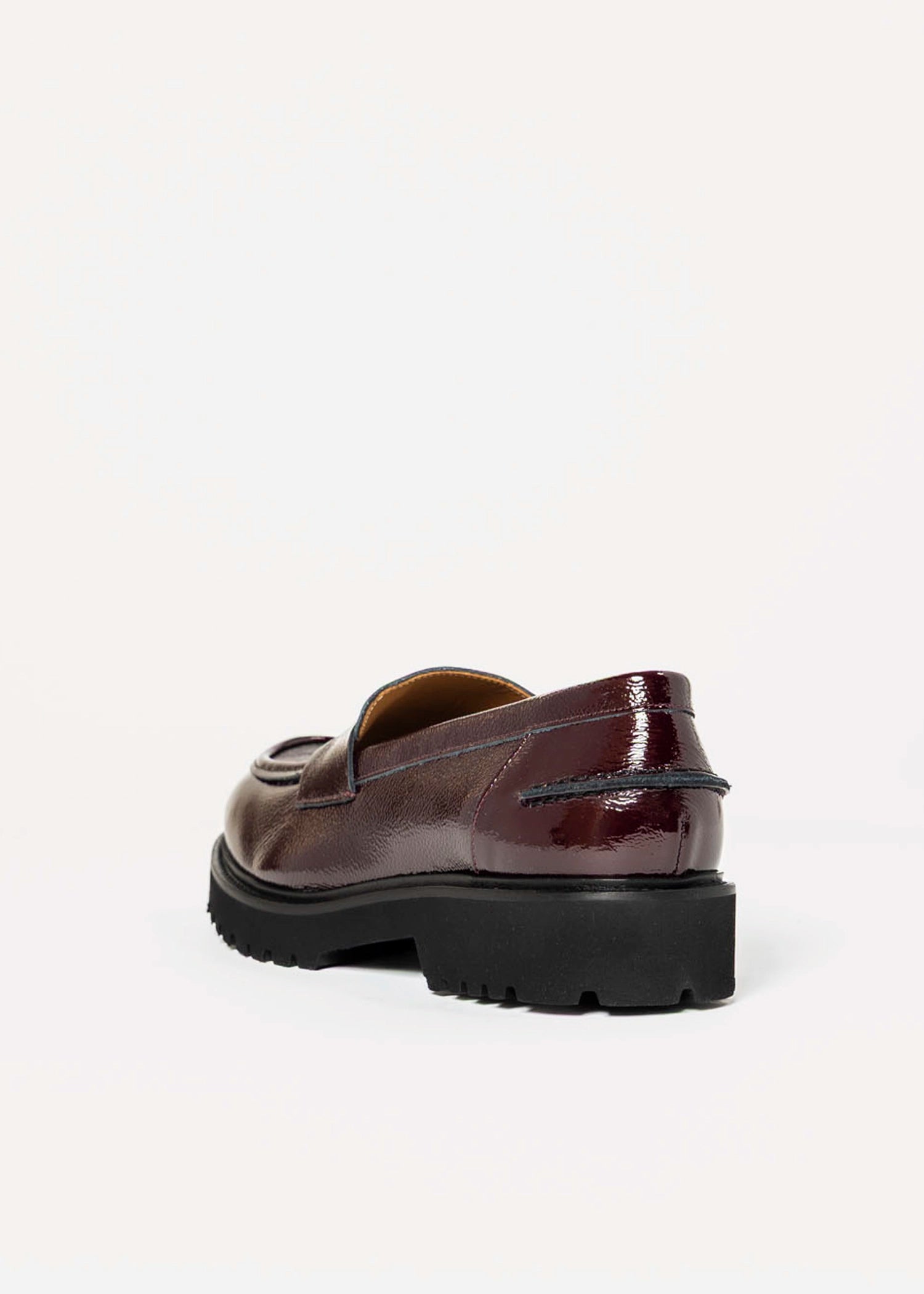 swatch_Wine Patent classic penny loafer