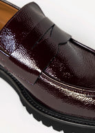 swatch_Wine Patent classic penny loafer