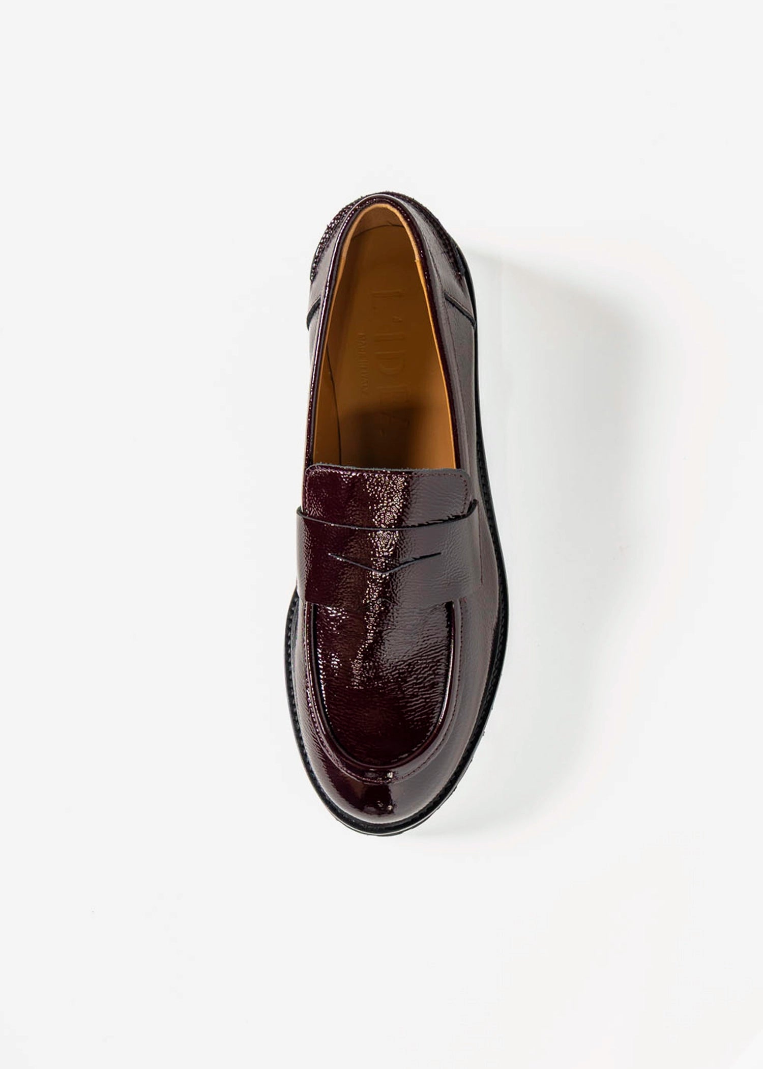 swatch_Wine Patent classic penny loafer