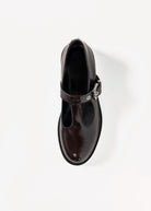 swatch_Wine leather lug sole mary jane