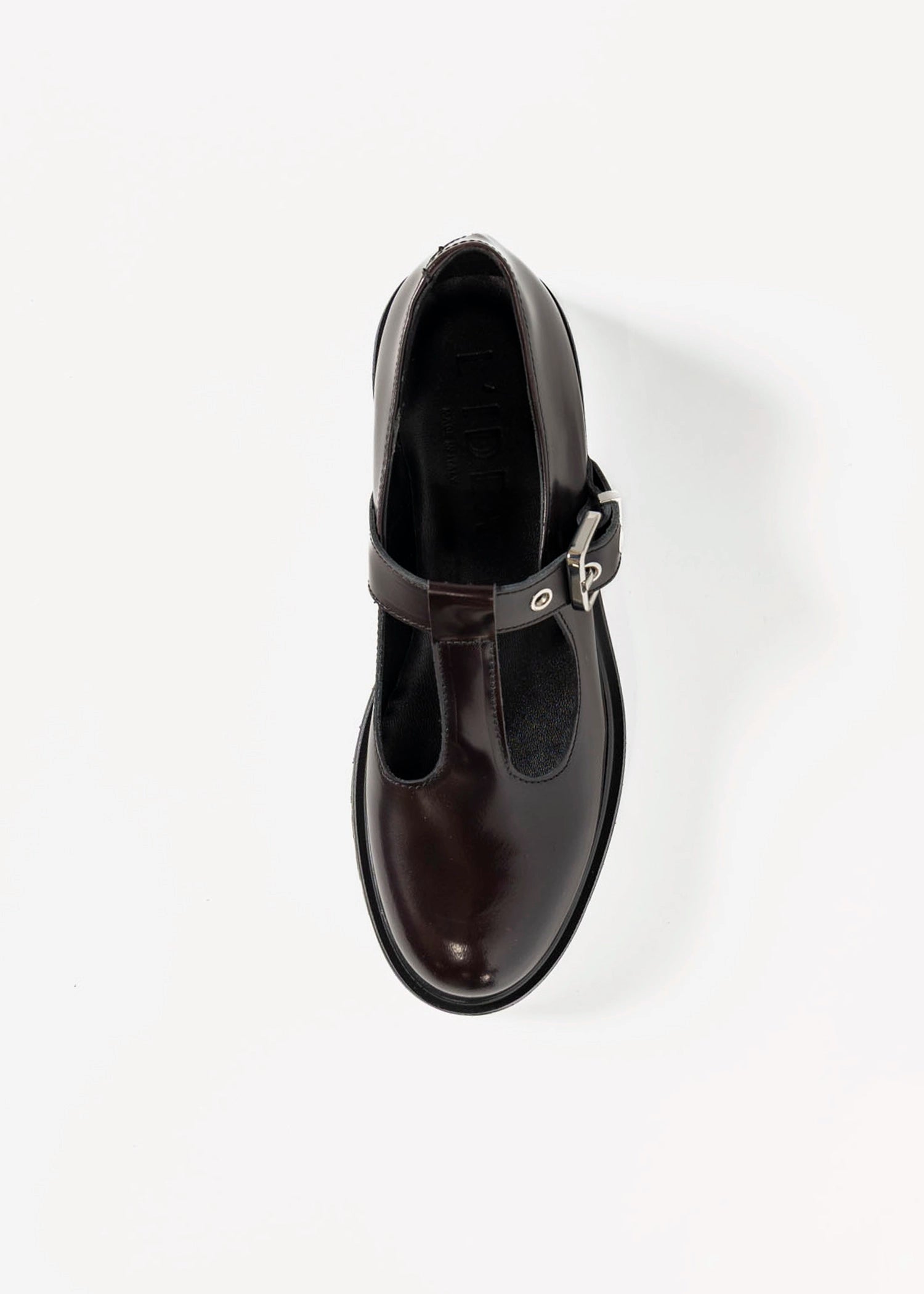 swatch_Wine leather lug sole mary jane