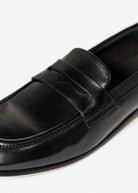 swatch_Black leather loafer