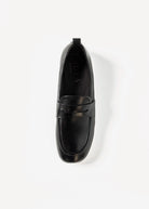 swatch_Black leather loafer