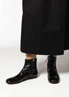 swatch_Black Patent leather boot