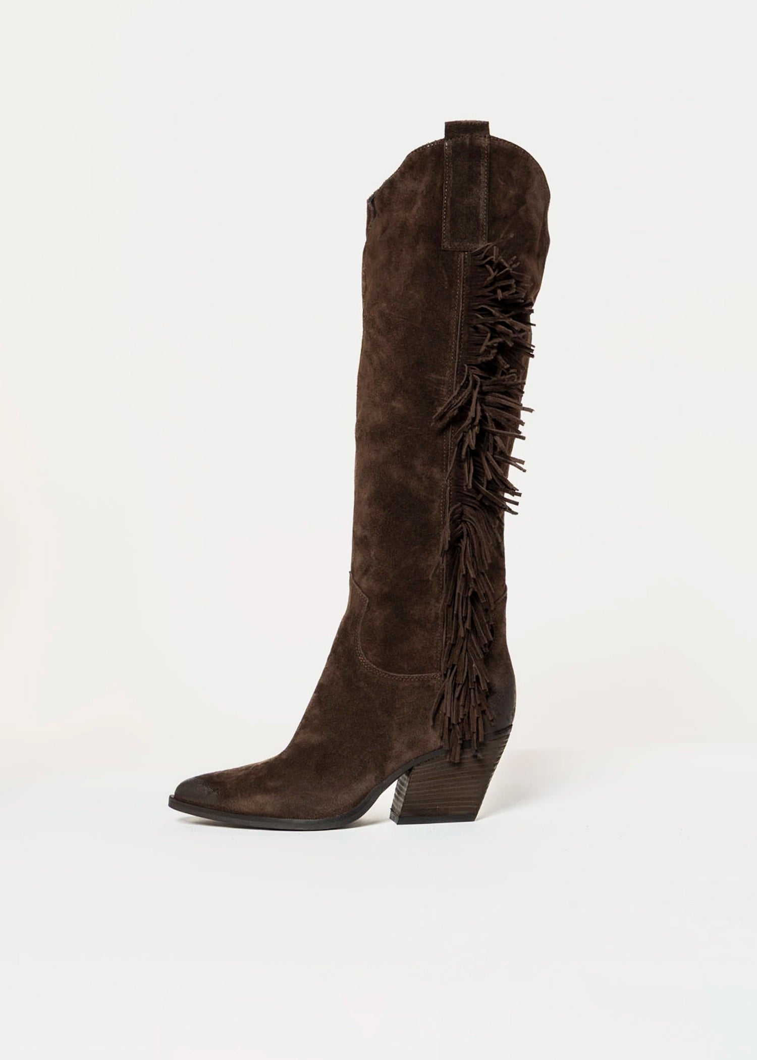 swatch_Chocolate Suede western boot