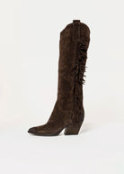 swatch_Chocolate Suede western boot