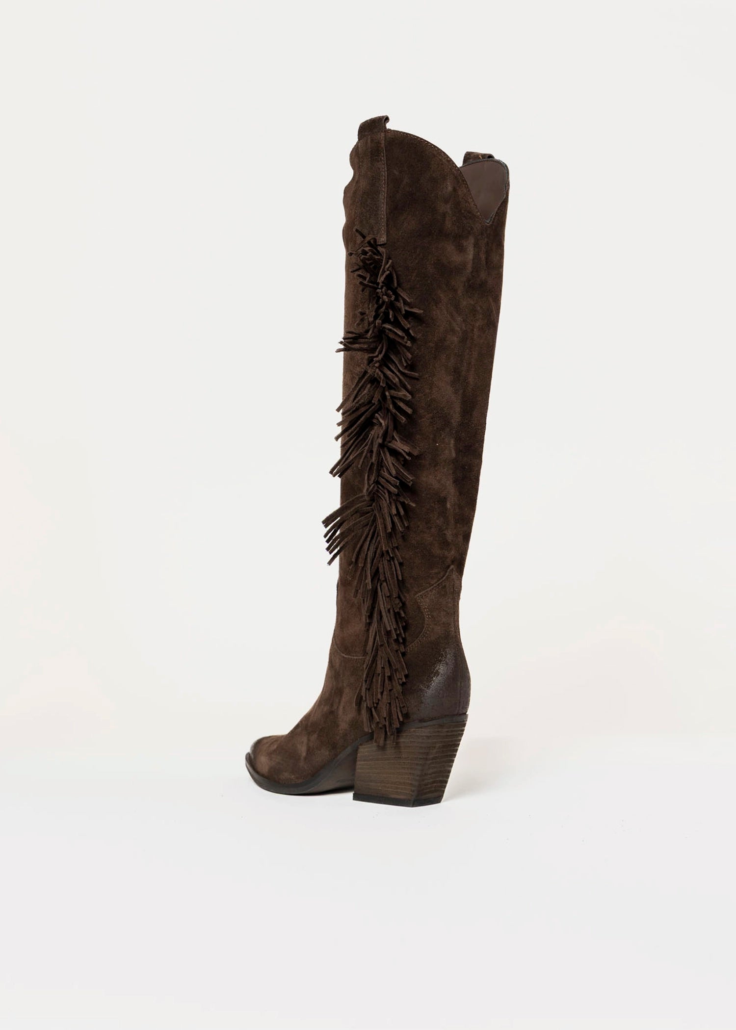 swatch_Chocolate Suede western boot