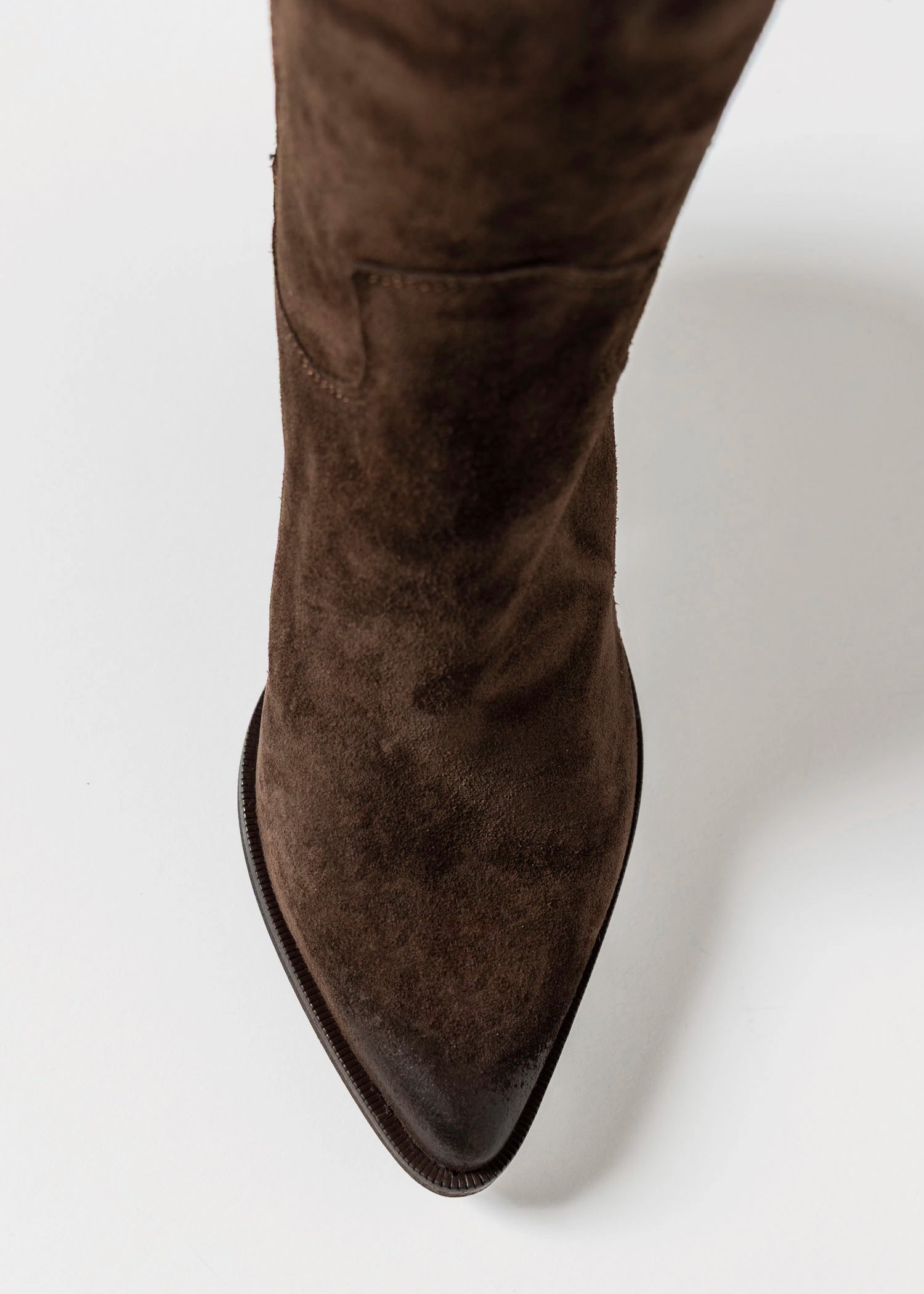 swatch_Chocolate Suede western boot