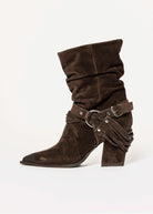swatch_brown suede moto boot