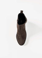 swatch_Mocha Suede heeled chelsea boot