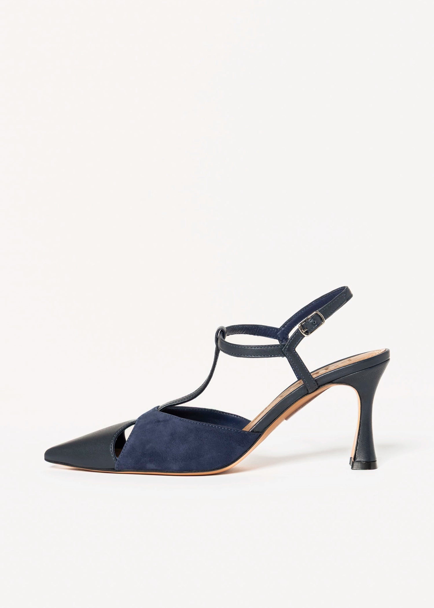 swatch_Navy pia leather pump