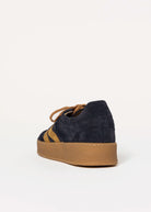 swatch_Navy Multi gum sole sneaker