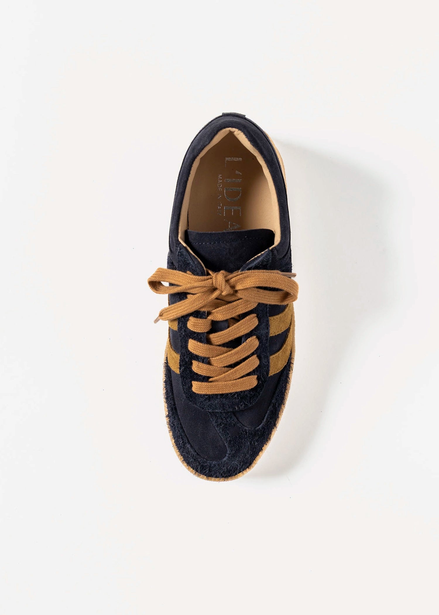 swatch_Navy Multi gum sole sneaker